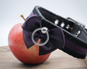 vegan collar "delicate" purple