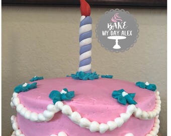 Alice in wonderland candle... unbirthday candle
