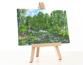 Handgemalte Moderne Impressionismus Claude Monet Seerosenteich
