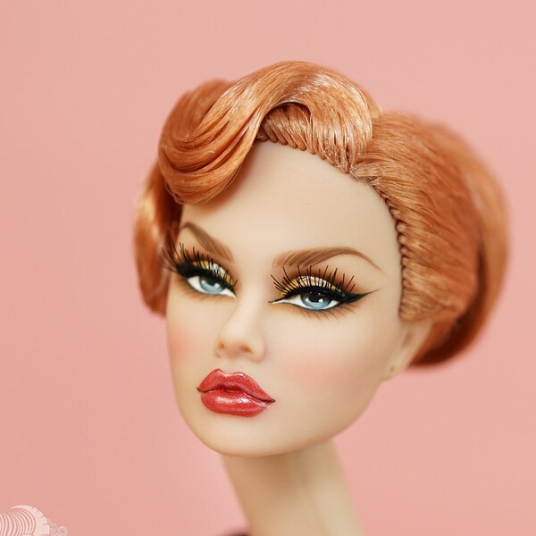 EVANGELINE- Ooak Repainted Poppy Parker Doll 12''  - Nude doll only!