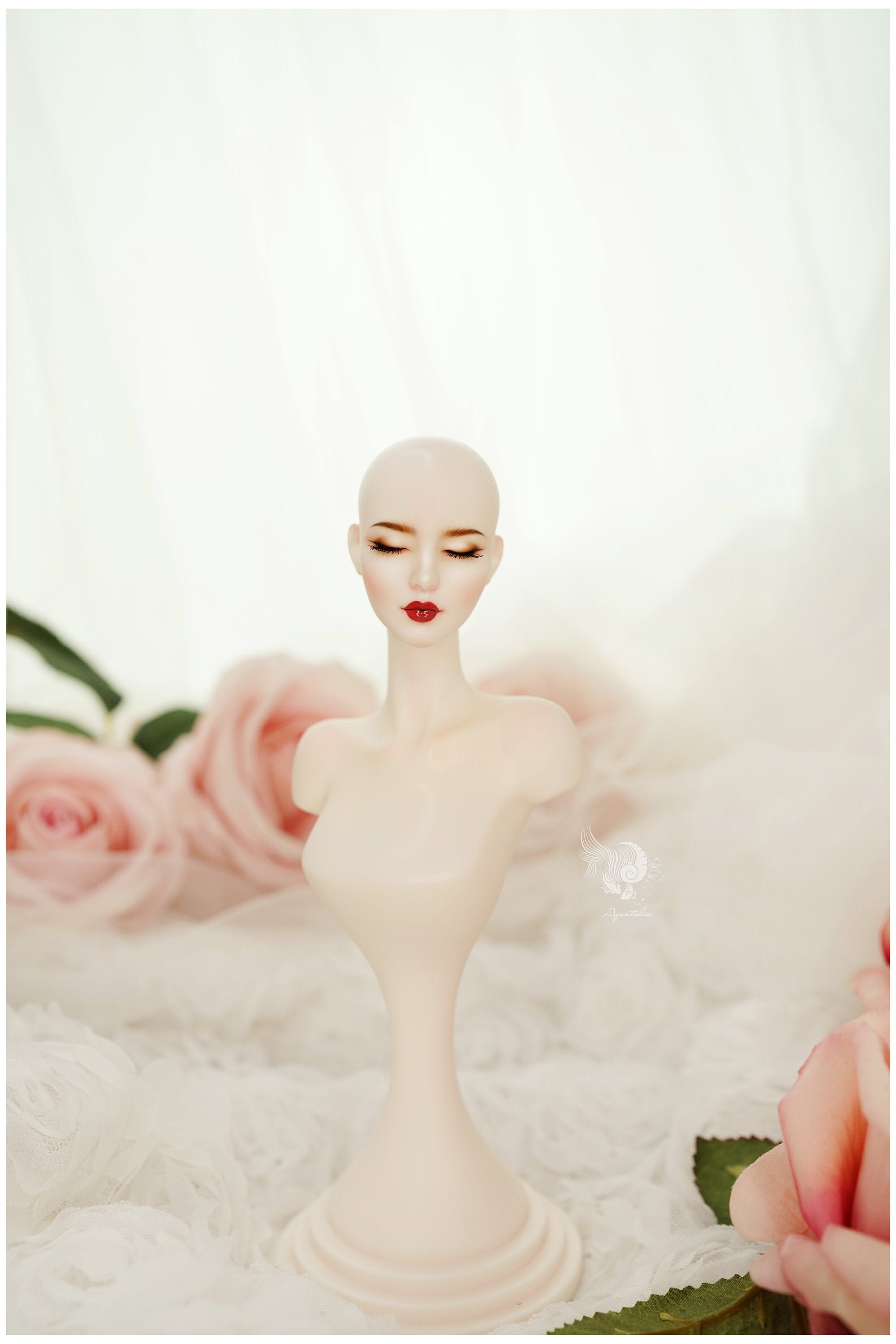 Wig Stand - SNOW WHITE Makeup - for Aquatalis 16" Fashion Doll. …