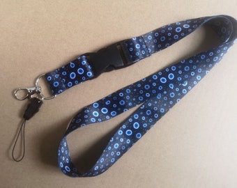 Evil Eye lanyard/keychain badge holder detachable spiritual protection