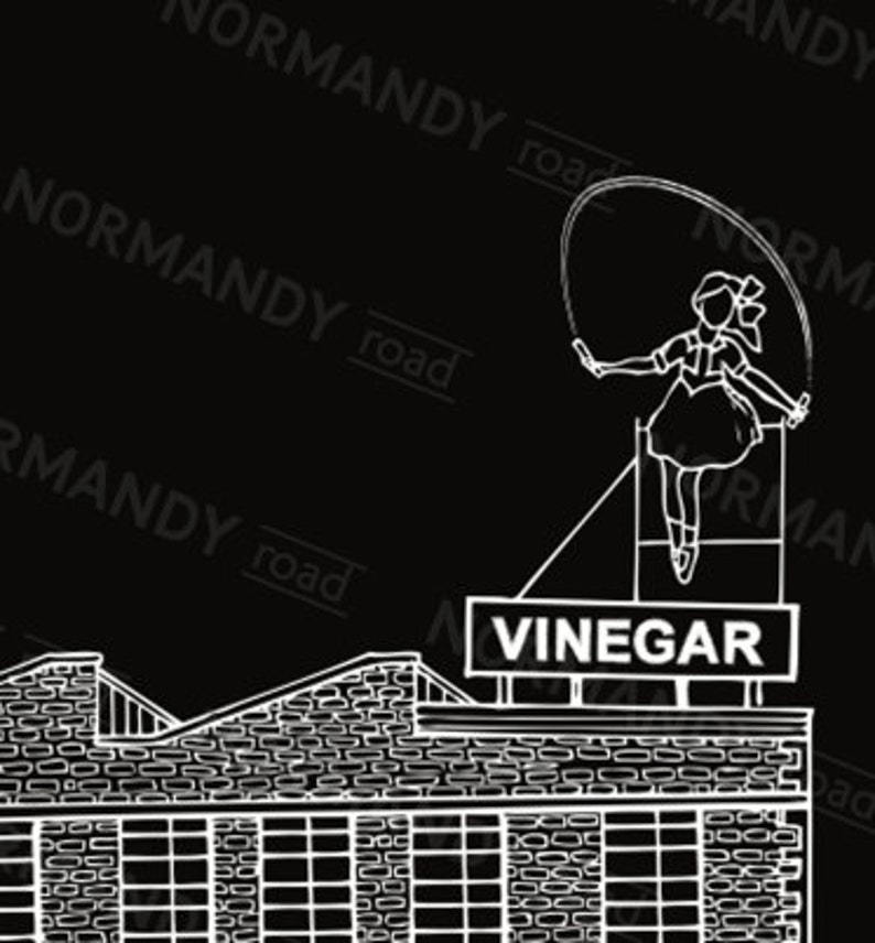 Skipping Girl Vinegar A4 Melbourne Print Richmond Print Etsy Australia