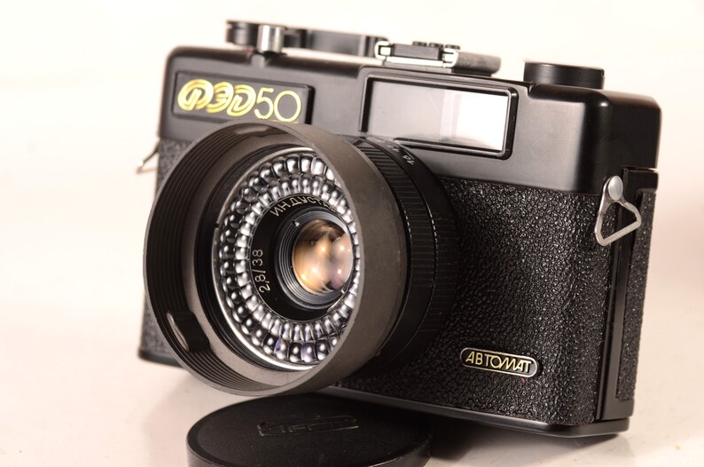 Brand NEW Fed 50 USSR Vintage 35mm Camera Soviet industar 81 Compact Film Working Camera image 7