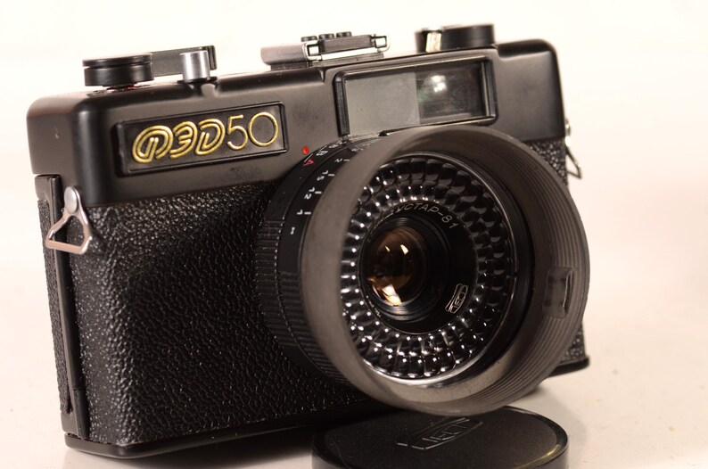 Brand NEW Fed 50 USSR Vintage 35mm Camera Soviet industar 81 Compact Film Working Camera image 8