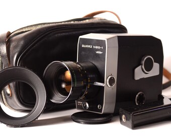 Quartz Quarz Кварц 1x8S-1 1x8s-2 KMZ Export edition, Serviced, Super 8mm Movie Camera, Pandora-6 Zoom Lens, LIGHTMETER Working