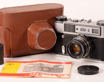 ヴィンテージ FED-3 レンジファインダー フィルム カメラ レンズ付き