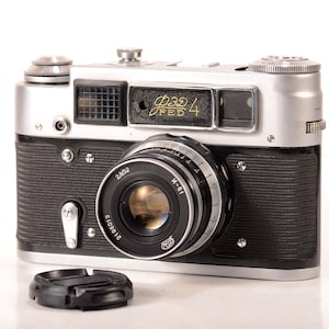 Serviced CLA FED 4 Leica USSR 35mm Film Camera, Industar 61 Lens, Fully Working