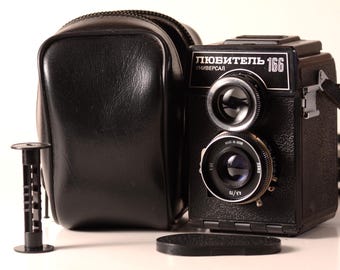 Serviced CLA Lubitel 166U Lomo TLR Medium Format Camera 6x6cm Ready to Work, EXC cond.