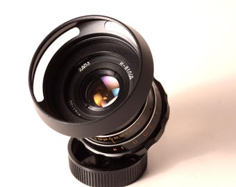 Like New, Serviced CLA Industar 61L/D Lens f2.8/55mm USSR Leica L39 for Fed Zorki + HOOD, Mint