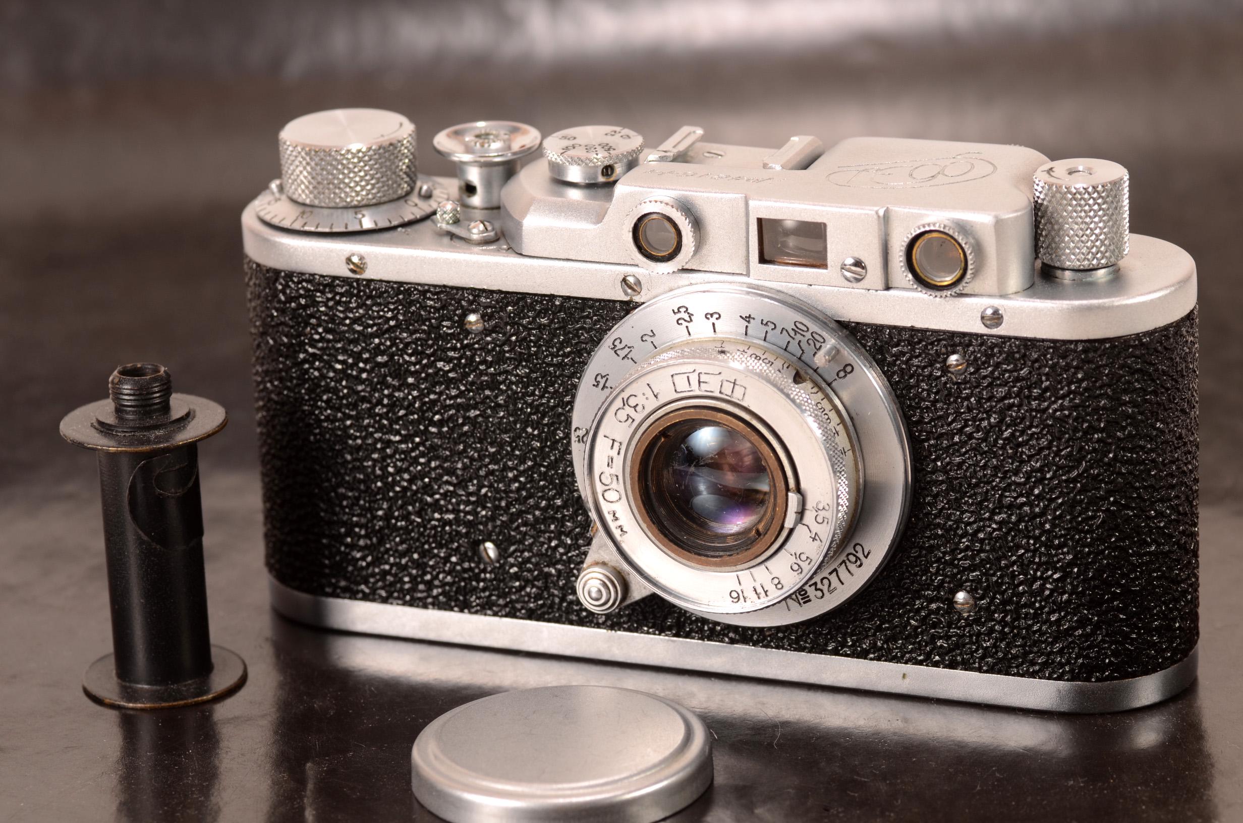 ビンテージ ロシアンライカ フェド フィルムカメラ 1:3.5 F₌50