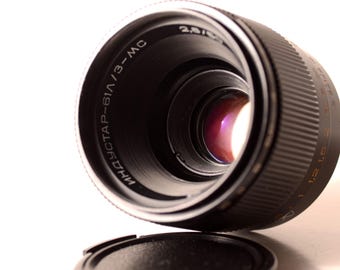 Industar 61L/Z MC 1983 Vintage Macro Lens f2.8 50mm Serviced Cla USSR M42 MINT