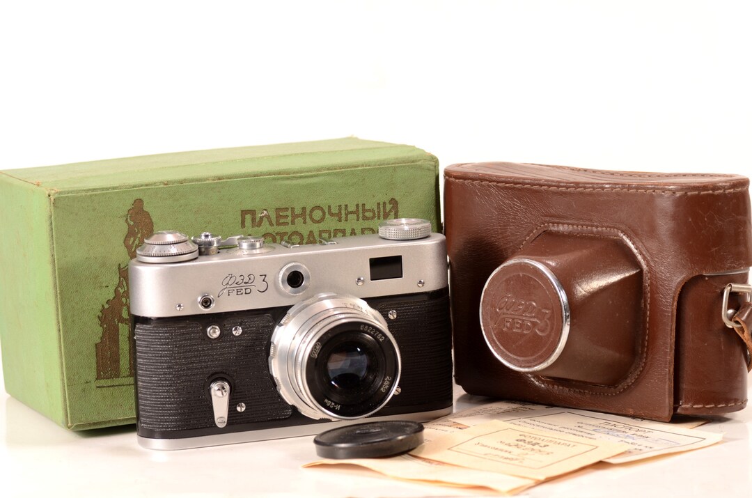 Appareil Photo FED 2 Copie Leica Russe Avec Objectif Industar 26M Bon état
