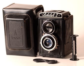 Lubitel 2 Limited Export Edition, Serviced CLA, 6x6 Medium Format, Lomo TLR Camera Fully Working, EXC Cond.