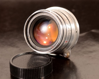 Rare 1957 Jupiter-8 Serviced CLA USSR Leica Copy Lens M39 Screw Mount LTM 2.0/50mm