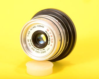 Lente Leica T-43 de 40 mm con montura de rosca L39 M39, relación de aspecto 1:4, formato completo, para Smena-8 M con adaptador NEX, FX y M4/3.