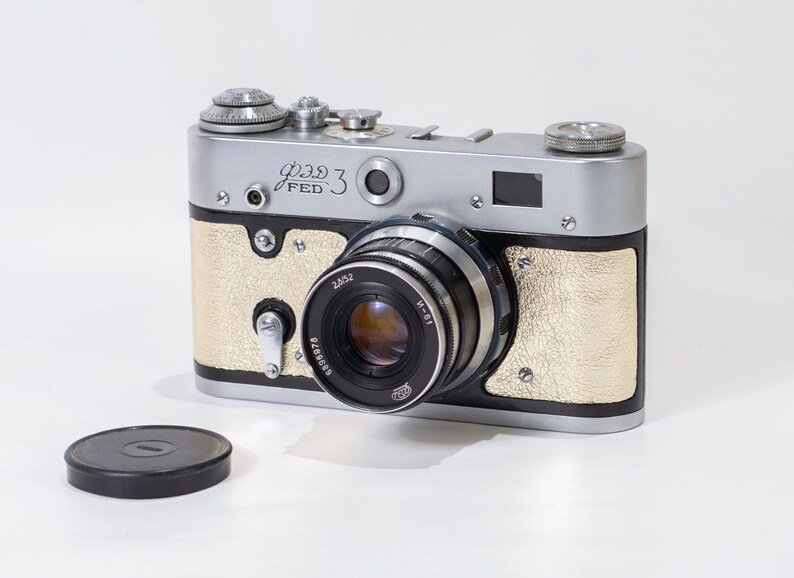 Leica Entfernungsmesser : GefÜttert 3 gold renoviert leica udssr entfernungsmesser etsy