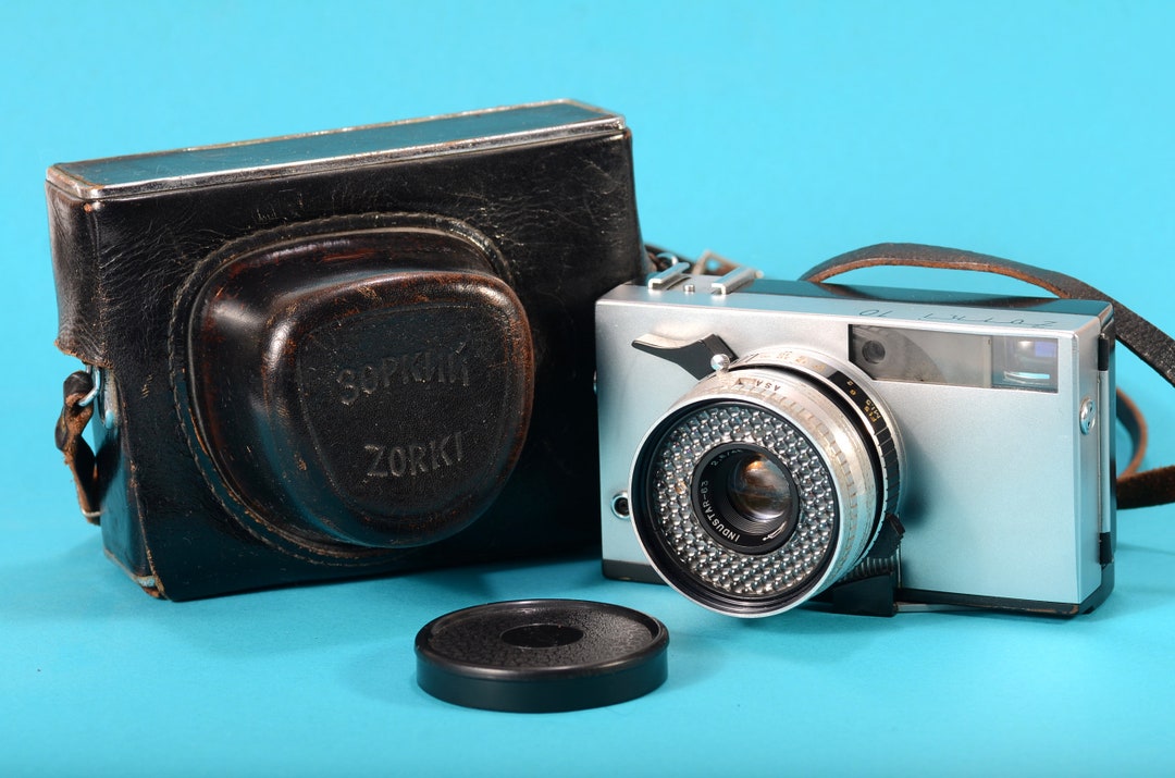 Buy ZORKI Zorkiy 10 USSR KMZ Vintage Film 35mm Camera Industar-63  Lens in Case Online in India