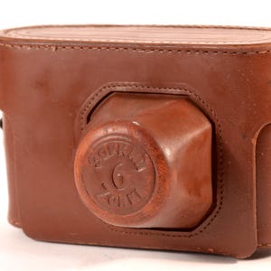 Leren tas voor Zorkiy ZORKI 5 en 6 zwarte USSR-camera&#39;s