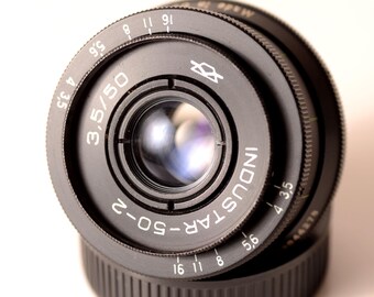 Industar 50-2 Serviced CLA M42 Soviet Lens 50mm f3.5 Fully Working, Pentax, Zenit