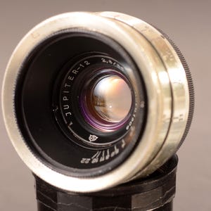 Serviced CLA Early Silver Jupiter 12 Wide angle lens USSR Leica L39 M39 Screw Mount LTM 2.8/35mm, Fully Working Mint