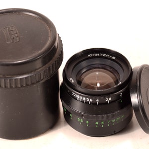 Servicierte CLA Jupiter 8 USSR Leica-Objektiv L39 M39 Schraubfassung LTM 2 / 50 mm Voll funktionsfähig, neuwertig