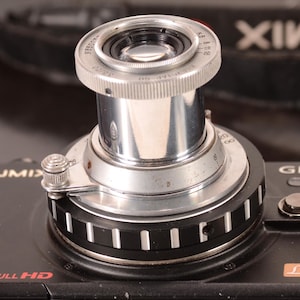 Serviced CLA Industar 50 Brass 1960 Retractable USSR Leica Lens 3.5/50mm Screw Mount Fed, Zorkiy, Fully Working, INFINITY