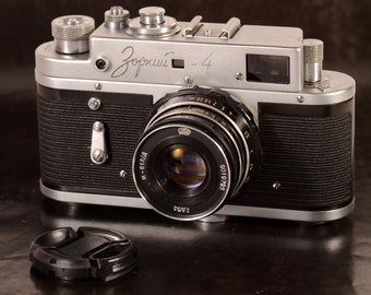 Zorki 4 Serviced CLA Leica 35mm Film Camera Industar 61L/D 2.8/53mm USSR Lens, Fully Working EXC cond.