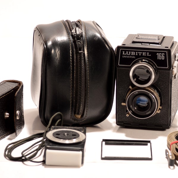 Serviced Lubitel 166U LOMO TLR Medium Format Camera 6x6cm 6x4.5cm Ready to Work!