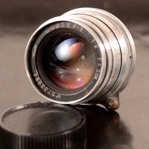 Seltenes Vintage 1957 Jupiter 8 Serviced CLA UdSSR Leica Kopierobjektiv M39 Schraubfassung LTM 2.0/50 mm