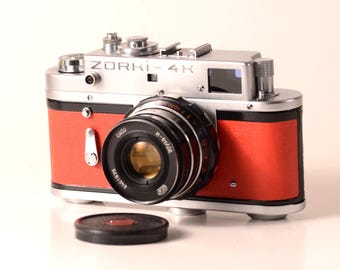 Zorki-4k ソビエト製レンジファインダーフィルムカメラ（レンズ付き