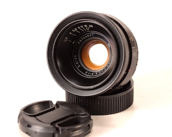 Jupiter-8 50mm f/2 レッド Pレンズ – ヴィンテージ ソビエト M39
