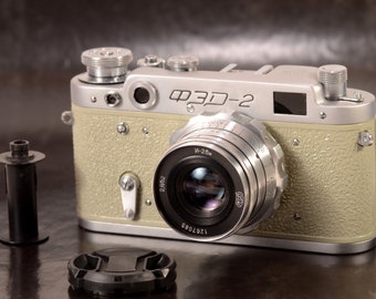 Fed 2 camera Rangefinder film camera Lens Industar f3.5 50mm
