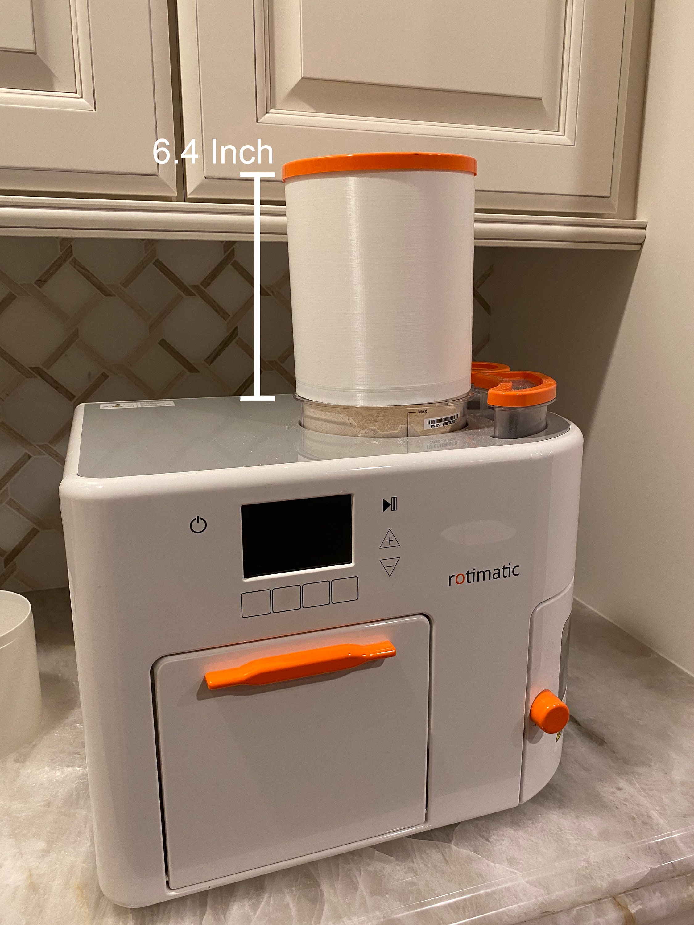 Flour Extension for Rotimatic 3D Printed Extension ONLY NO Etsy