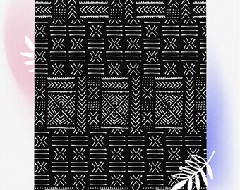 Mudcloth Throw Blanket