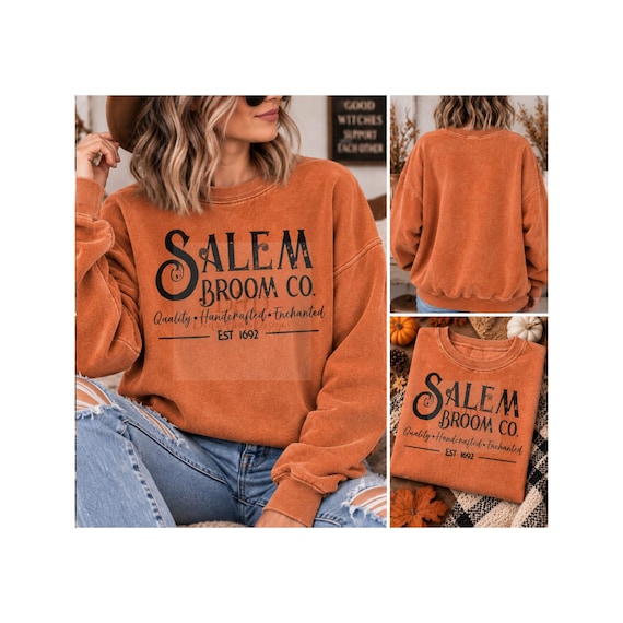 Salem Broom Co (Hocus Pocus) Halloween Png File for Sublimation Transfer ***DIGITAL DOWNLOAD ONLY***