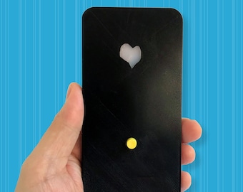 Phoney: 3D Gedruckte Dummy Telefon - Bildschirm Zeit Verkleinerungshilfe mit Pressknopf Licht