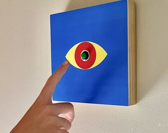 Press for sigh | Wall decor device that emits a sigh Record and playback your own primal sound