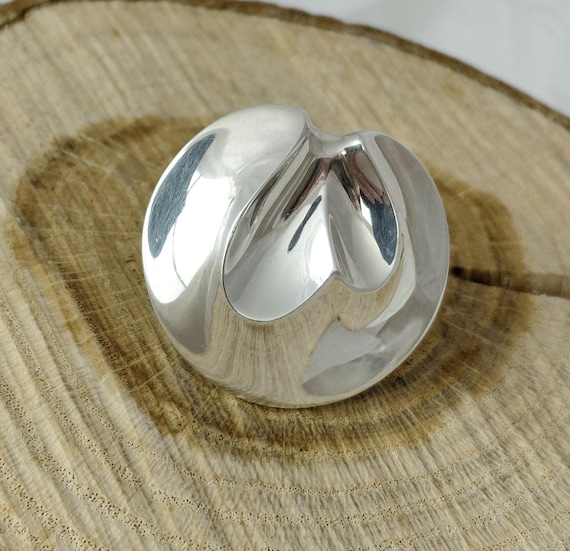 Matti Hyvärinen silver ring Liliane - Gem