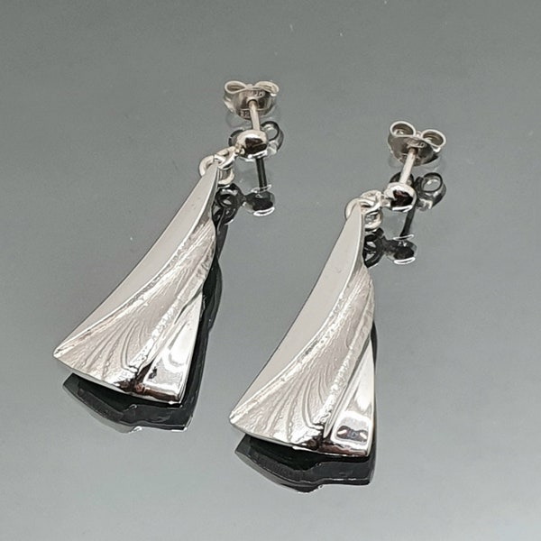 Silver Shadow earrings