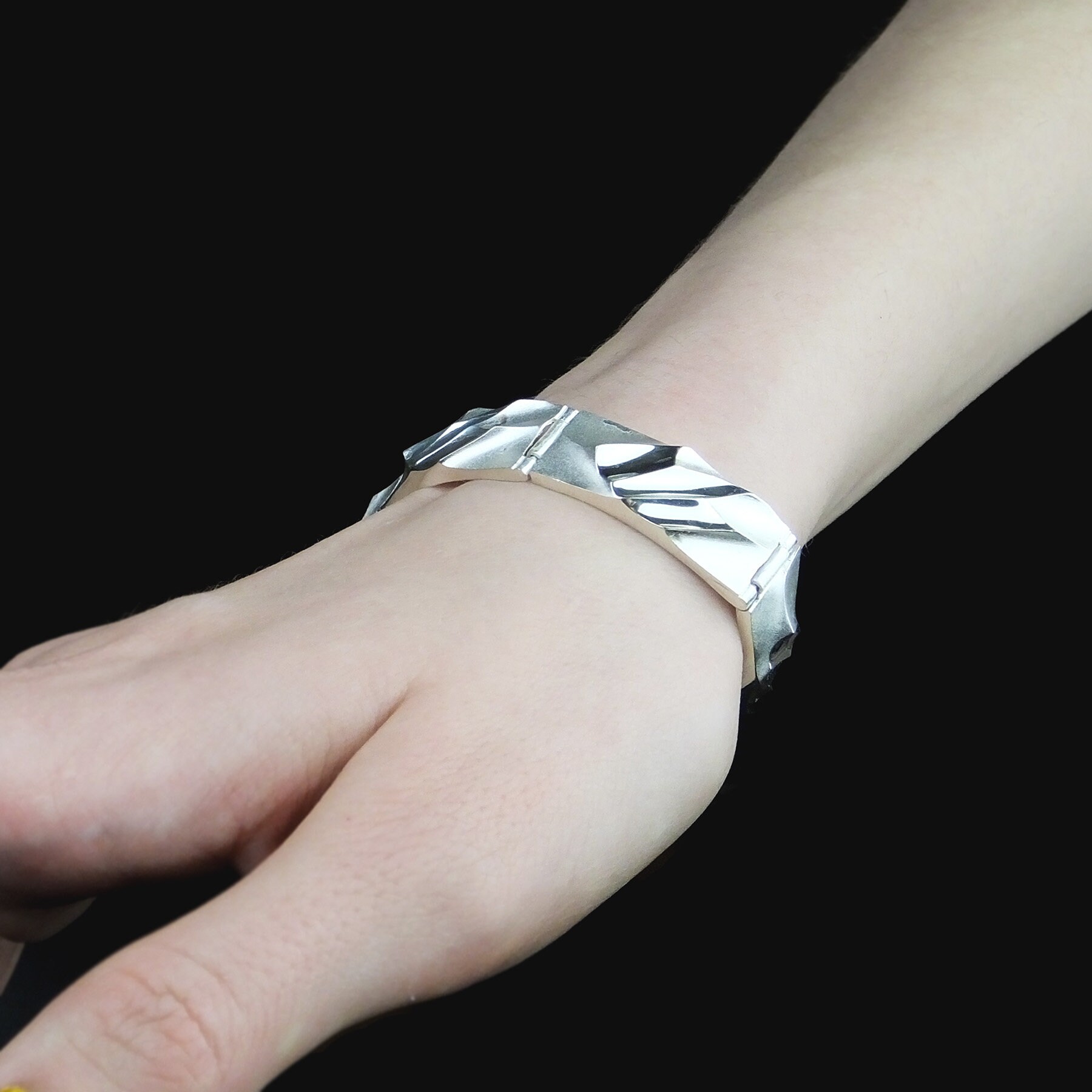 Kyoto Silver Bracelet - Etsy