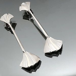 Snowfly earrings (long)