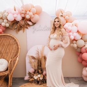 Krysten BABY SHOWER Tulle gown~Maternity tulle mermaid~fitted strapless sweetheart gown~Maternity dress ~Photography prop gown~boho