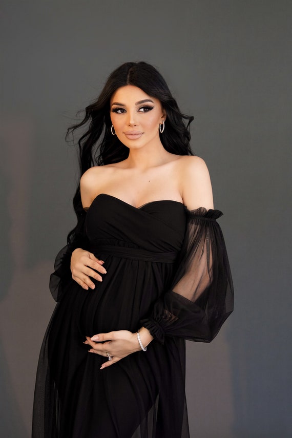 New 2023 Tulle Maternity Gown Baby Shower Maternity Gown pregnancy Dress baby Shower Dress Mommy to Be Etsy UK