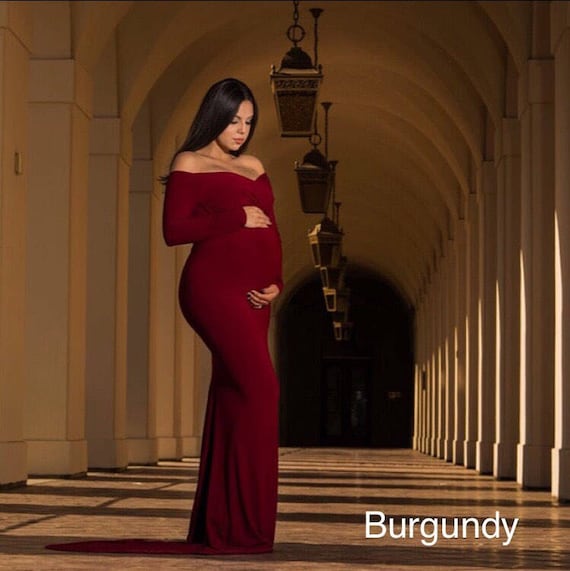 Sweetheart Maternity Dress: Off-shoulder Photo Prop Gown, Plus Size - Etsy Israel Sweetheart Maternity Dress: Off-shoulder Photo Prop Gown, Plus Size - Etsy Israel