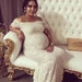 Lace Maternity of the shoulders lace dress-lace gown-wedding maternity dress-wedding lace dress-baby shower dress-lace wedding gown- photo p