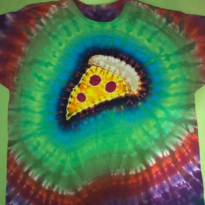Pepperoni Pizza custom tie dye Adult sizes