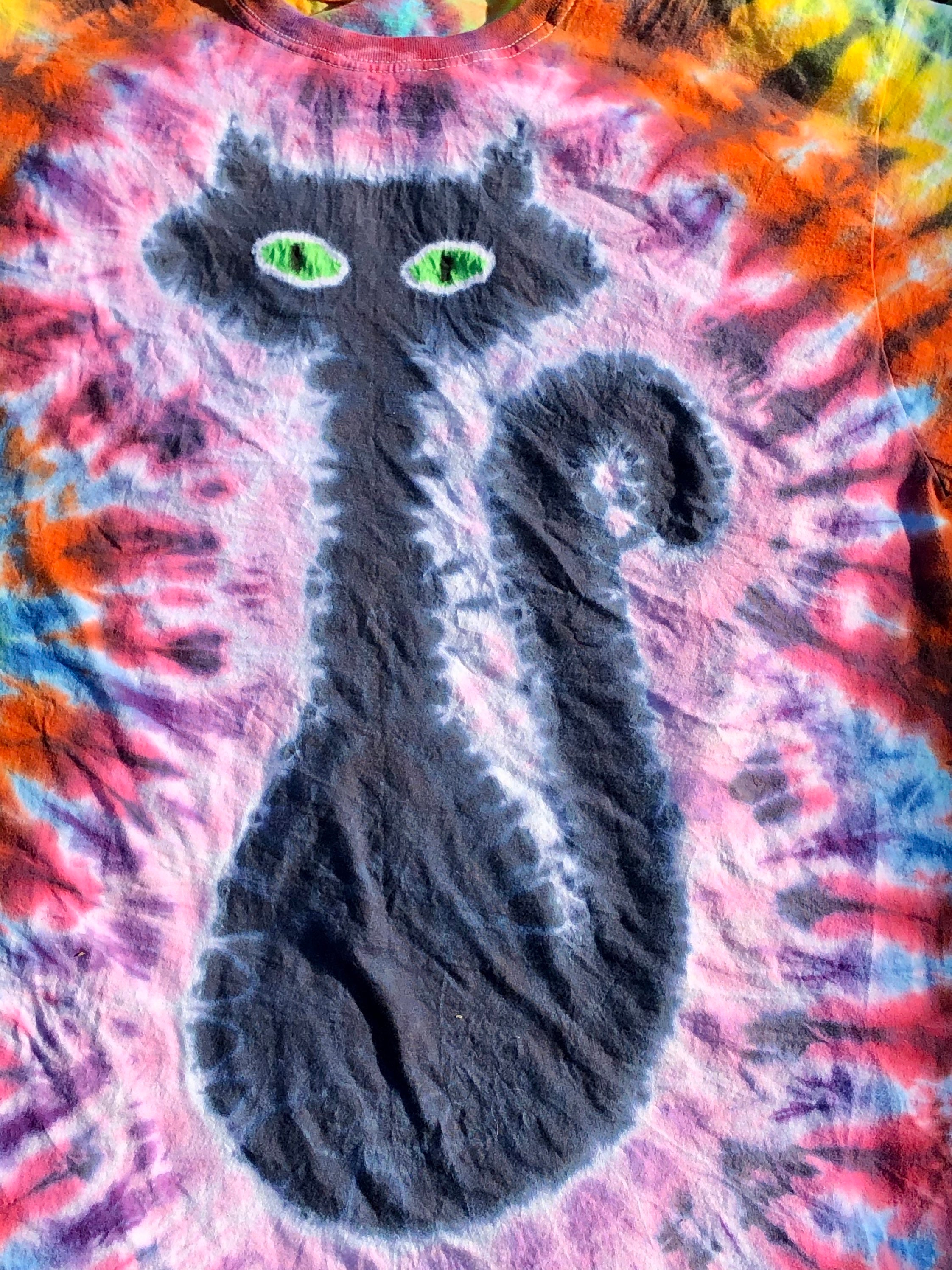 Atomic Cat Custom Tie Dye (adult Sizes) - Etsy
