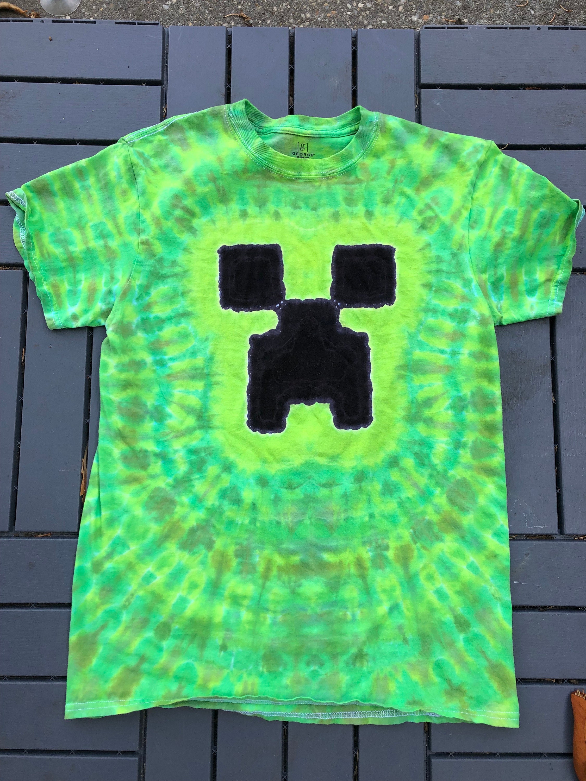 Creeper Custom Tie Dye (kids Sizes) - Etsy