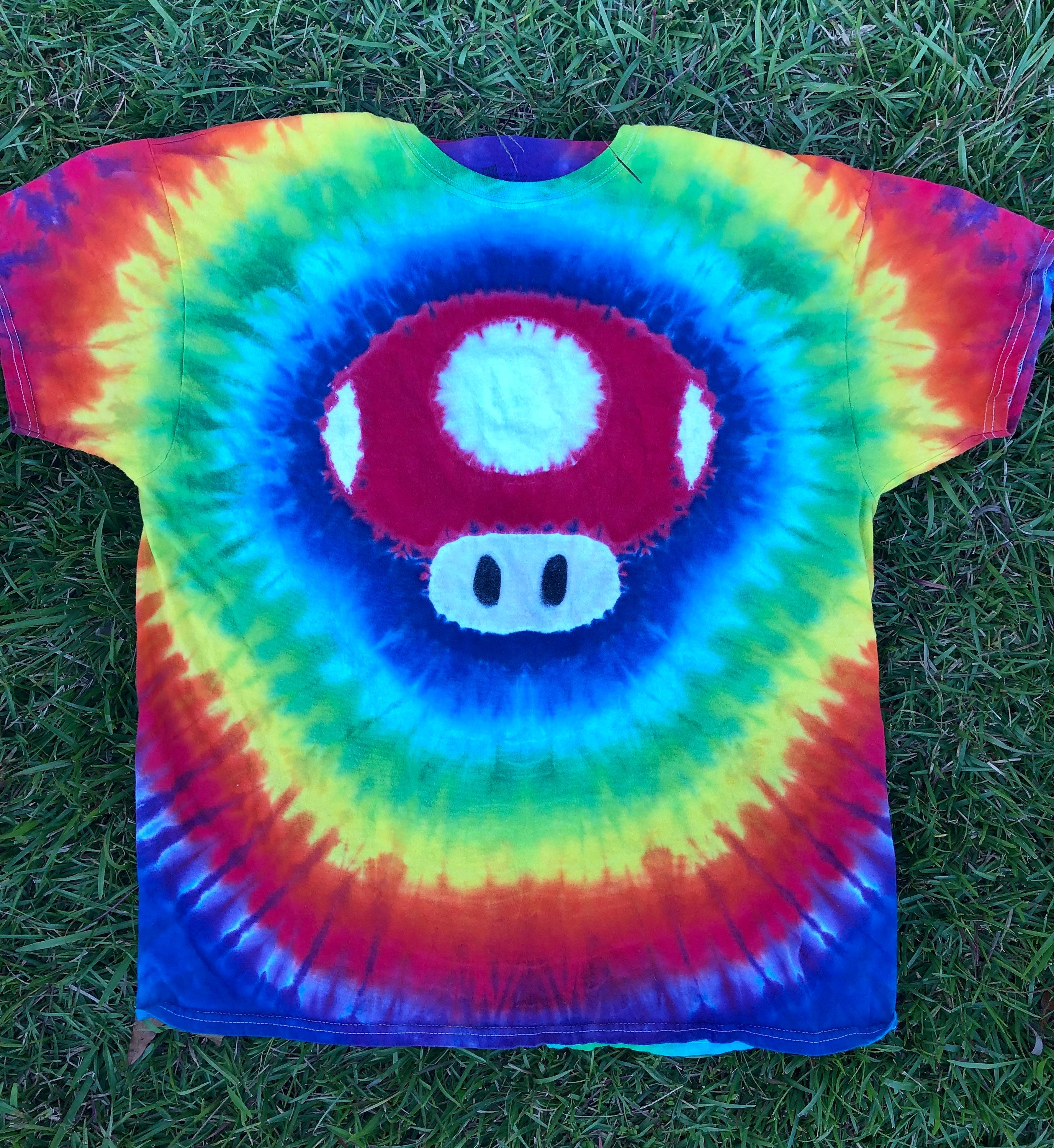 Mushroom Custom Tie Dye Adult Sizes - Etsy